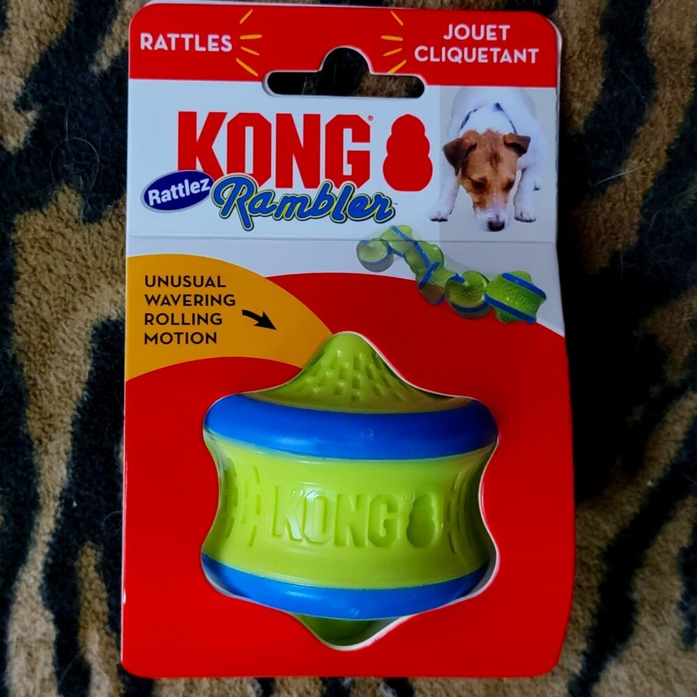 Kong Dog Rambler Toy Rattles small New!